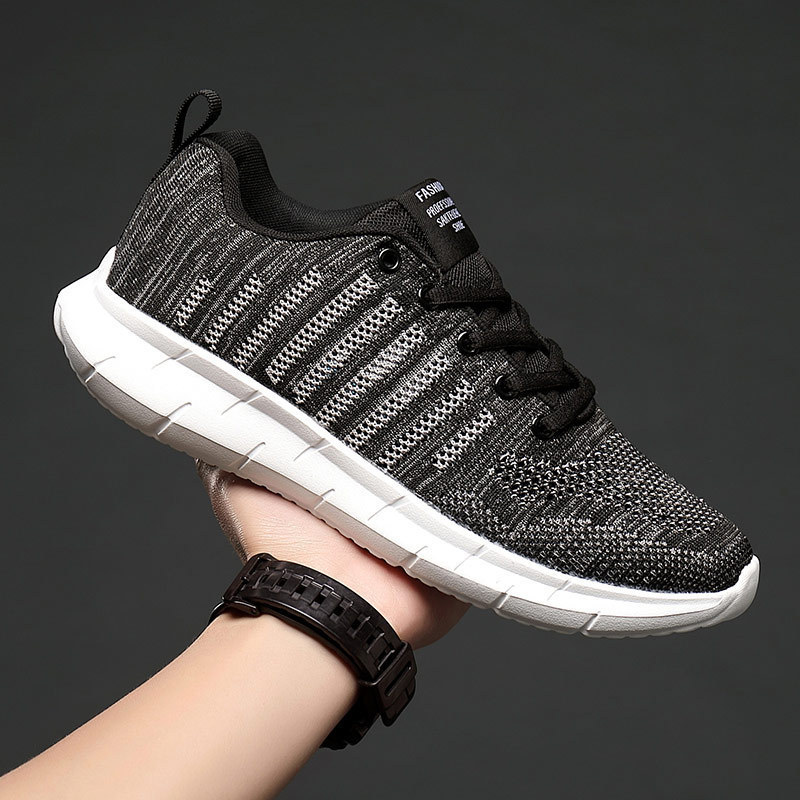 Flying Woven Sneakers Men s Breathable Running Shoes - Imagen 4
