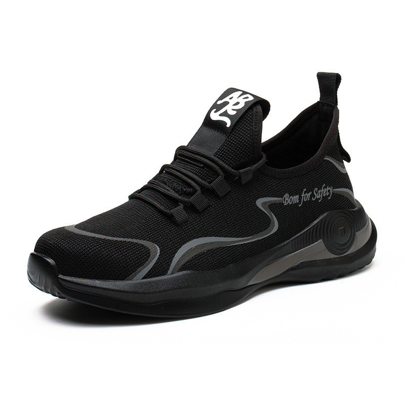 Men Work Safety Shoes Anti-Puncture Working Sneakers Male Indestructible Work Shoes Men Boots Lightweight Men Shoes Safety Boots - Imagen 5