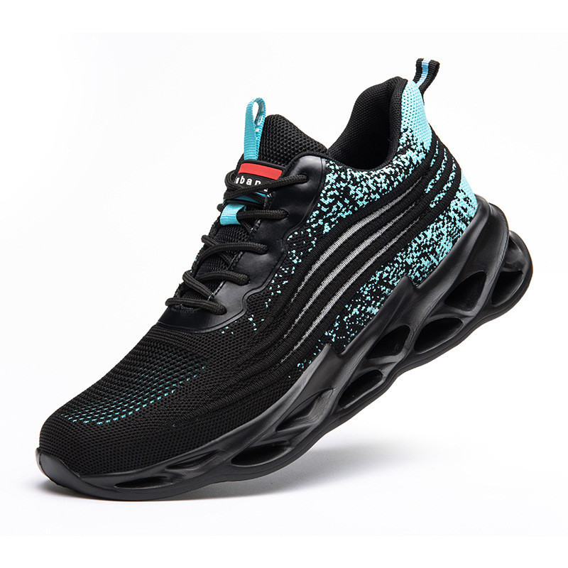 Men Work Safety Shoes Anti-Puncture Working Sneakers Male Indestructible Work Shoes Men Boots Lightweight Men Shoes Safety Boots - Imagen 6