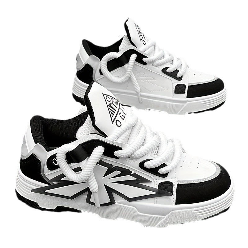 Niche Thick Bottom Trendy Men Harajuku European And American Increased By Clunky Sneakers - Imagen 7