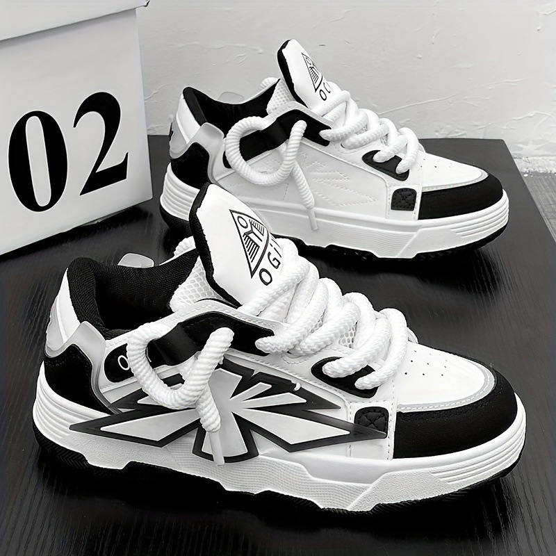 Niche Thick Bottom Trendy Men Harajuku European And American Increased By Clunky Sneakers - Imagen 6