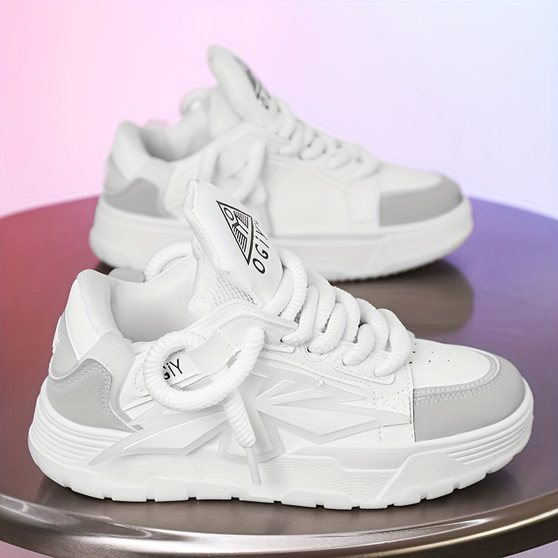 Niche Thick Bottom Trendy Men Harajuku European And American Increased By Clunky Sneakers - Imagen 5