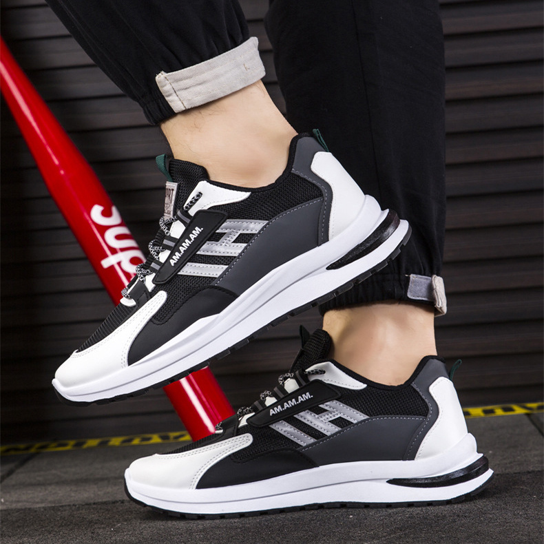 Men Sneakers White Sports Shoes Running Walking - Imagen 8