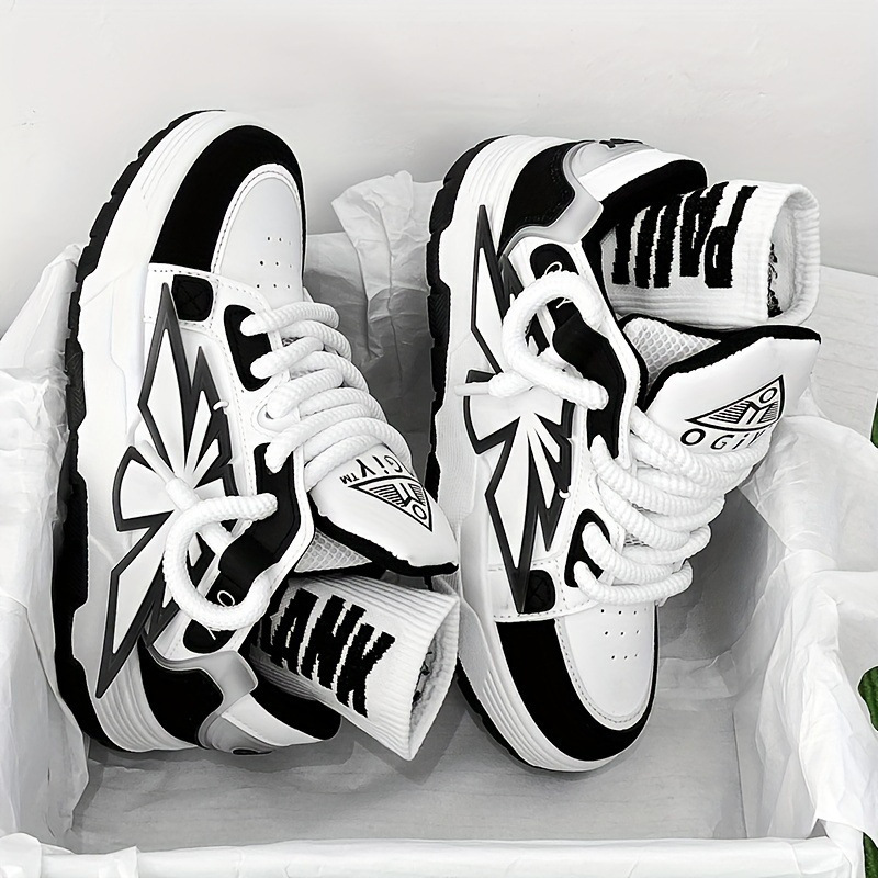 Niche Thick Bottom Trendy Men Harajuku European And American Increased By Clunky Sneakers - Imagen 4
