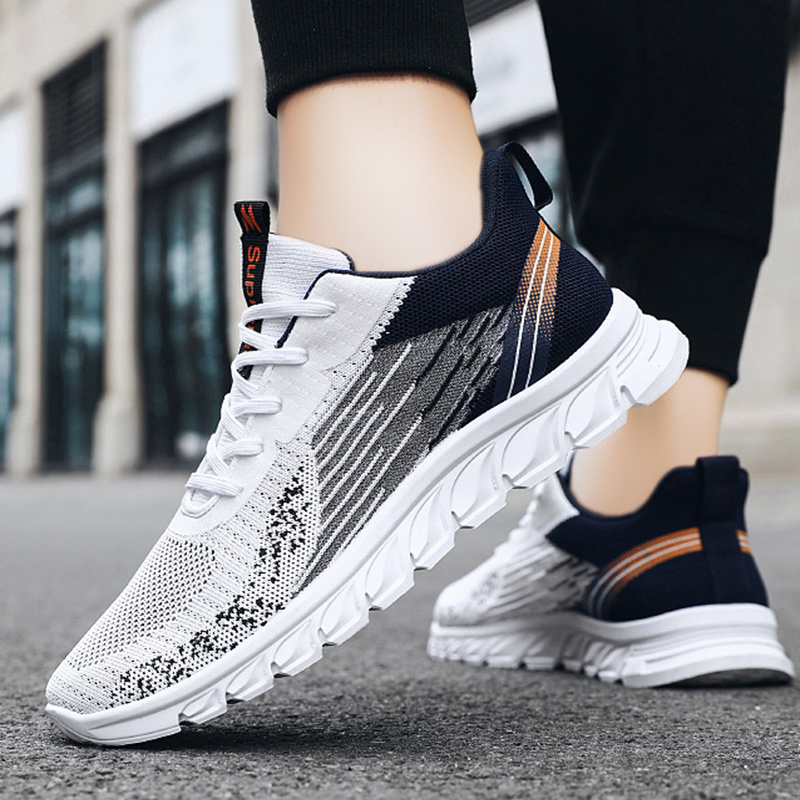 Men Sneakers Fashion Wavy Bottom Shoes Sport Running Walking Shoes - Imagen 2