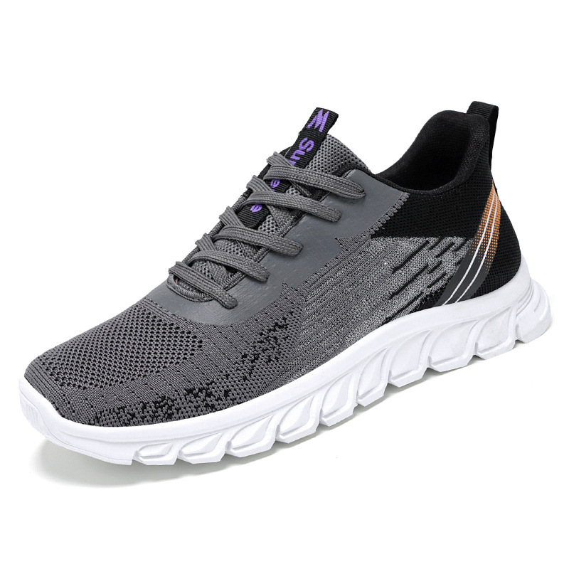 Men Sneakers Fashion Wavy Bottom Shoes Sport Running Walking Shoes - Imagen 3
