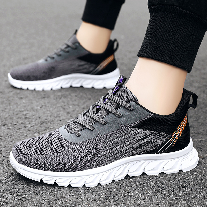 Men Sneakers Fashion Wavy Bottom Shoes Sport Running Walking Shoes - Imagen 9