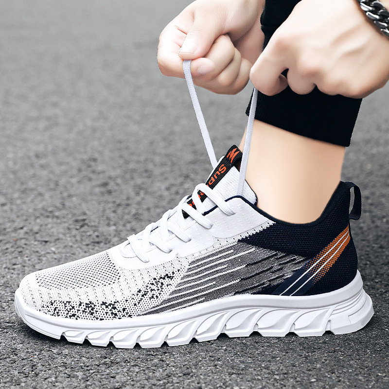 Men Sneakers Fashion Wavy Bottom Shoes Sport Running Walking Shoes - Imagen 6