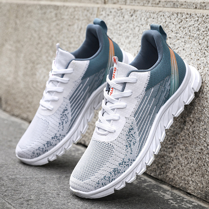 Men Sneakers Fashion Wavy Bottom Shoes Sport Running Walking Shoes - Imagen 10