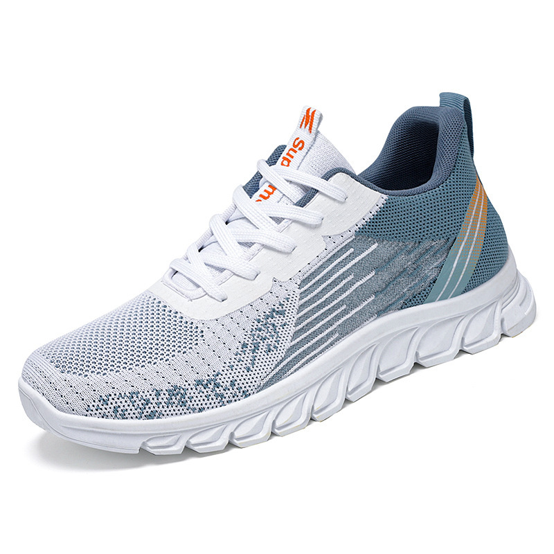 Men Sneakers Fashion Wavy Bottom Shoes Sport Running Walking Shoes - Imagen 4