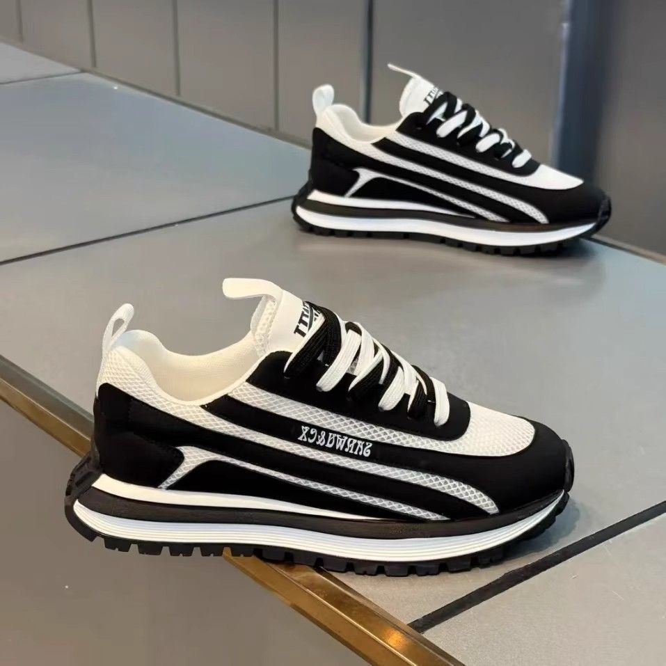 Wear-resistant Casual Thick-soled Height-increasing Sneakers For Men - Imagen 5